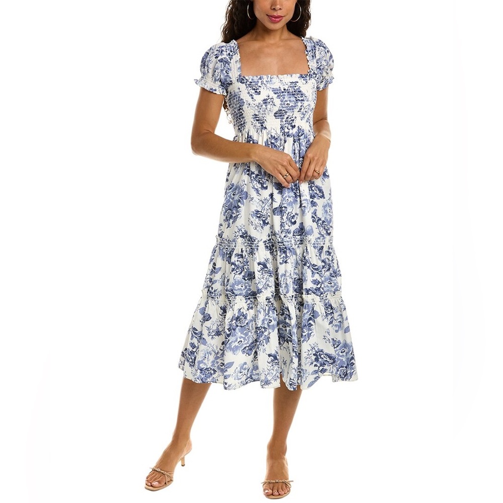 NWT O.P.T. Smocked Maxi Dress